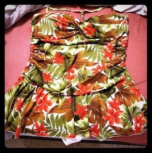 White Stag Womens Swimsuit One Piece Tropical